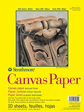 Load image into Gallery viewer, Strathmore (310-9) 300 Series Canvas Pad, 9"x12" Glue Bound, 10 Sheets
