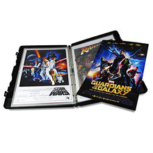 Load image into Gallery viewer, UniKeep Large Binder with Pages (11 x 17) - Black - Fully Enclosed Case Binder