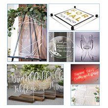 Load image into Gallery viewer, 8x11 Clear Acrylic Plastic Sheet - 2 Pack 8" x 11" 1/8" Thinkness Transparent Plexi Glass Board Panel for Signs DIY Display Projects Craft Picture Frame Display, with Protective Paper on Both Sides