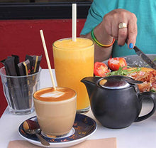 Load image into Gallery viewer, All Natural Wheat Drinking Straws - 120 x 8 inch - Nature's Hay Straw - Disposable, Organic, Biodegradable, Compostable, Eco-Friendly, Sustainable. The Attractive Alternative to Plastic.