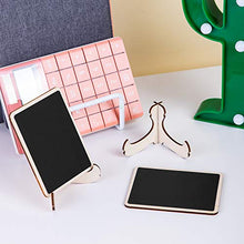 Load image into Gallery viewer, Amazon Basics Wood Mini Chalkboards Signs with Support Easels, 20 Pack
