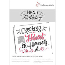 Load image into Gallery viewer, Hahnemuhle Hand Lettering Block A4 (11.7x8.3 inches) 170gsm 25 Sheets