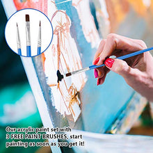 Load image into Gallery viewer, Acrylic Paint Set, Shuttle Art 15 x 12ml Tubes Artist Quality Non Toxic Rich Pigments Colors Perfect for Kids Adults Beginners Artists Painting on Canvas Wood Clay Fabric Ceramic Crafts