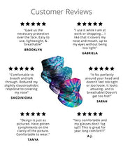 Load image into Gallery viewer, Spiral Tie Dye Neck Gaiter Mask Full Face Covering - Cool Breathable Lightweight Fabric Mouth Gator for Men & Women iHeartRaves