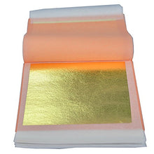 Load image into Gallery viewer, Genuine Gold Leaf Sheets 23k - by Barnabas Blattgold - 3.4 inches - 25 Sheets Booklet - Transfer Patent Leaf