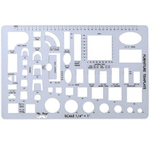 Load image into Gallery viewer, Mr. Pen House Plan, Interior Design and Furniture Templates, Drafting Tools and Ruler Shapes for Architecture - Set of 3
