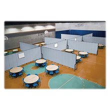 Load image into Gallery viewer, Screenflex Portable Room Partition Divider, 72"H x 289"W, Gray