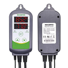 Load image into Gallery viewer, Inkbird ITC-308 Digital Temperature Controller 2-Stage Outlet Thermostat Heating and Cooling Mode Carboy Homebrew Fermenter Greenhouse Terrarium 110V 10A 1100W