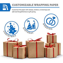 Load image into Gallery viewer, Brown Kraft Paper Roll - 18" x 1,200" (100') Made in The USA - Ideal for Packing, Moving, Gift Wrapping, Postal, Shipping, Parcel, Wall Art, Crafts, Bulletin Boards, Floor Covering, Table Runner