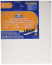 Load image into Gallery viewer, Elmer's Foam Board Multi-Pack, 8 x 10 Inches, 3/16 Inch Thickness, White, 5 Count