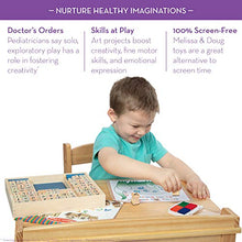 Load image into Gallery viewer, Melissa & Doug Deluxe Wooden Stamp Set ABCs 123s