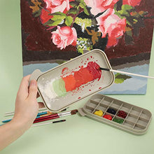 Load image into Gallery viewer, MyLifeUNIT Multifunction Paint Brush Basin with Brush Holder and Palette