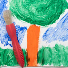 Load image into Gallery viewer, Ready 2 Learn Triangle Grip Paint Brushes - Set of 6 - 18m+ - Easy to Grip Paint Brushes for 2, 3 and 4 Year Olds - Encourage Writing Grip