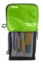 Load image into Gallery viewer, Five Star Pencil Pouch, Pen Case, Fits 3 Ring Binder, Stand 'N Store, Color Selected For You (50516)
