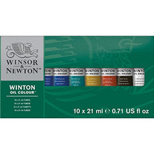 Load image into Gallery viewer, Winsor & Newton Winton Oil Colour Paint Basic Set, Ten 21ml Tubes