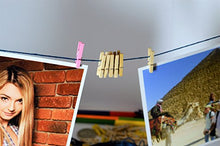Load image into Gallery viewer, Craft4u 100-Pack of 1.0 Inch (25mm) Baby-Size Mini Wooden Clothespins. So Tiny So Funny