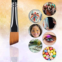 Load image into Gallery viewer, Angular Paint Brush, 9PC Oblique Tip Nylon Hair Angled Paint Brushes Set Art Artist Professional Painting Supplies for Acrylic, Watercolor, Gouache and Oil Painting