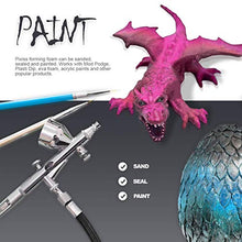 Load image into Gallery viewer, Foam Clay Moldable Cosplay Air Dry by Pixiss (300 Gram White) – High Density and Perfect for Intricate Designs | Air Dry to Perfection | Great for Cutting with Knife or Rotary Tool, Sanding or Shaping