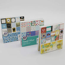 Load image into Gallery viewer, 180 Sheets Decorative Paper Pads 4X4 Inch,Scrapbooking Paper Packs, Decorative Paper for Cardmaking,Mix-Media, Journals and Planners, 3 Mixed Pack, 45 Designs