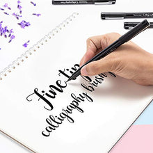 Load image into Gallery viewer, Calligraphy Pens, Hand Lettering Pen, 10 Size Caligraphy Brush Pens for Beginner, Writing, Sketching, Drawing, Illustration, Scrapbooking, journaling