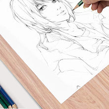 Load image into Gallery viewer, GLOGLOW Artist Sketch Board, Black 8K Wooden Sketch Board Water Proof Travel Painting Board Student Drawing Writing Board Art Supply for Classroom Studio or Field Use