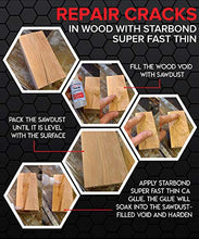 Load image into Gallery viewer, Starbond EM-02 Super Fast Thin, Premium Instant CA (Cyanoacrylate Adhesive) Super Glue Plus Extra Cap and Microtips, 2 oz. (for Woodturning, Pen Turning, Hobby, Stabilizing, Finish, Inlay)