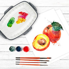 Load image into Gallery viewer, Hethrone 23 Wells Paint Pallet Tray with a Sponge for Adults & Kids, Easily Washable Paint Palette for Watercolor, Gouache, Acrylic Paint