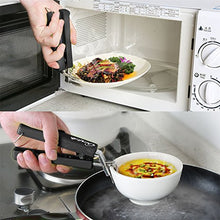 Load image into Gallery viewer, Amytalk 2Pack Green Bowl Clip Gripper Clips Retriever Tongs for Lifting Hot Dishs Bowl Pot Pan Plate from Instant Pot Microwave Oven Air Fryer, 304 Stainless Steel