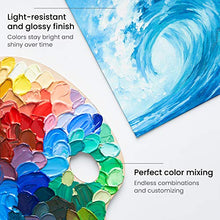 Load image into Gallery viewer, Arteza Acrylic Paint, Set of 24 Colors/Tubes (0.74 oz, 22 ml) with Storage Box, Rich Pigments, Non Fading, Non Toxic Paints for Artist, Hobby Painters & Kids, Art Supplies for Canvas Painting