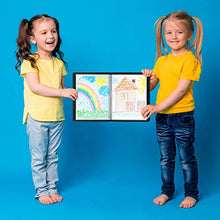 Load image into Gallery viewer, Dunwell Art Portfolio 9x12 Folder - (Black, 1 Pack), Portfolio Folder for Artwork, Presentation Book with 9 x 12" Sheet Protectors, 24 Pockets Display 48 Pages, Binder for Kids Art, Drawing Binder