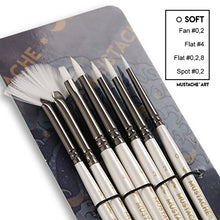 Load image into Gallery viewer, Detail Paint Brush Set - 15 pcs Synthetic Hair Art Paint Brush Set for Detail Painting, Watercolor, Acrylic, Oil Painting