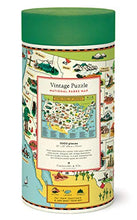Load image into Gallery viewer, Cavallini Papers & Co. National Parks Map 1,000 Piece Puzzle, Multi