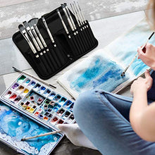 Load image into Gallery viewer, Artist Paint Brushes for Acrylic Painting, Watercolor and Gouache – Painting Brush Set – Acrylic and Watercolor Brushes