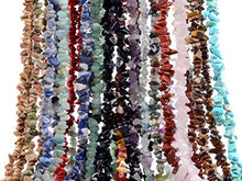 Load image into Gallery viewer, Natural Chip Stone Beads Multicolor 5-8mm About 400 Pieces Irregular Gemstones Healing Crystal Loose Rocks Bead Hole Drilled DIY for Bracelet Jewelry Making Crafting (5-8mm, Multicolor)