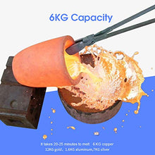 Load image into Gallery viewer, FASTTOBUY 6 KG Propane Melting Furnace Kit w Graphite Crucible and Tongs 1300°C /2372°F Casting Refining Smelting for Precious Metals Gold Silver Tin Aluminum 7-in-1 Melting Casting Tool