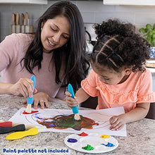 Load image into Gallery viewer, Ready 2 Learn Triangle Grip Paint Brushes - Set of 6 - 18m+ - Easy to Grip Paint Brushes for 2, 3 and 4 Year Olds - Encourage Writing Grip
