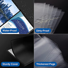 Load image into Gallery viewer, Sooez 9x12 Binder with Plastic Sleeves, 24-Pocket Heavy Duty Art Portfolio Folder with Clear Sheet Protectors, Display 48 Pages, Presentation Book for Artwork, Sheet Music, Document