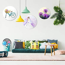 Load image into Gallery viewer, 6 Pieces Round-Shaped Paint Board Canvas, White Round Hand Painted Canvases Set for Painting for Students Artist Hobby Painters and Beginners (8 Inch, 10 Inch and 12 Inch)