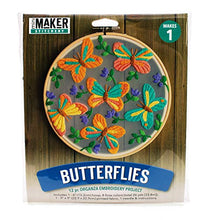 Load image into Gallery viewer, Leisure Arts Mini Maker Embroidery Kit, Transluscent Organza