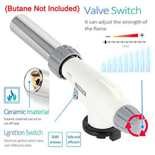 Load image into Gallery viewer, Butane Torch Kitchen Blow Torch - Chef Cooking Torch Lighter Adjustable Flame With Safety Lock Culinary Torch For Creme Brulee, Baking, BBQ Butane Gas Not Included…
