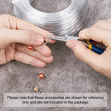 Load image into Gallery viewer, Pandahall 984 Feet Silver Aluminum Craft Wire 20 Gauge Flexible Metal Wire for Jewelry Making