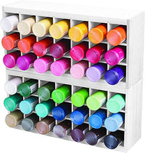 Load image into Gallery viewer, ArtBin 6828AG Paint Storage Tray, Art & Craft Supply Storage, Super Satchel System Accessory, Wall Mountable 21 Compartment Paint Organizer, White