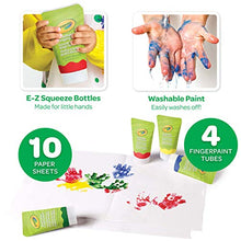 Load image into Gallery viewer, Crayola My First Finger Paint For Toddlers, Painting Paper, Kids Indoor Activities At Home, Gift