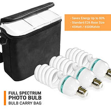 Load image into Gallery viewer, LimoStudio, LMS103, Soft Lighting Umbrella Kit, Day Light Color, 700 Watt Output Lighting with Tripod Stands and Carry Bag