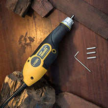 Load image into Gallery viewer, Utool Engraver, 24W Engraving Tool with Soft Rubber Grip for Wood Metal Glass Engraving & Etching with 4 Replaceable Tungsten Carbide Steel Bits