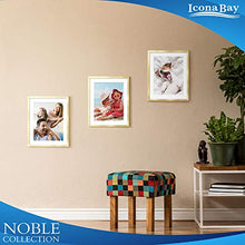 Load image into Gallery viewer, Icona Bay 8x10 Picture Frames (Gold, 6 Pack), Modern Professional Frame Set, Noble Collection