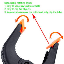 Load image into Gallery viewer, CESFONJER 4 Pcs – 4.5 Inch Spring Clamps, Heavy Duty Plastic Muslin Clamps for Background Muslin, Canvas, Paper, Chroma Key Screen, Heavy Duty Clip, Photo Studio and Any More.
