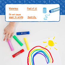 Load image into Gallery viewer, Mod Paint Sticks - Washable Solid Tempera Paint Markers - Non-Toxic, Quick Drying, and No Mess Paint Sticks - Color Art Supplies Set for Kids and Families - (12 Pack) - ModFamily