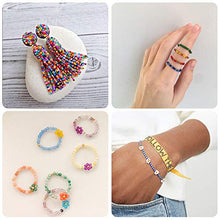 Load image into Gallery viewer, DICOBD 28800pcs 2mm Glass Seed Beads, 24 Color Small Craft Beads for Bracelets Jewelry Making and Crafts, with a Storage Box