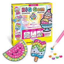 Load image into Gallery viewer, Creativity for Kids Big Gem Diamond Painting Kit - Create Your Own Sweets Stickers & Suncatchers - Diamond Art for Kids